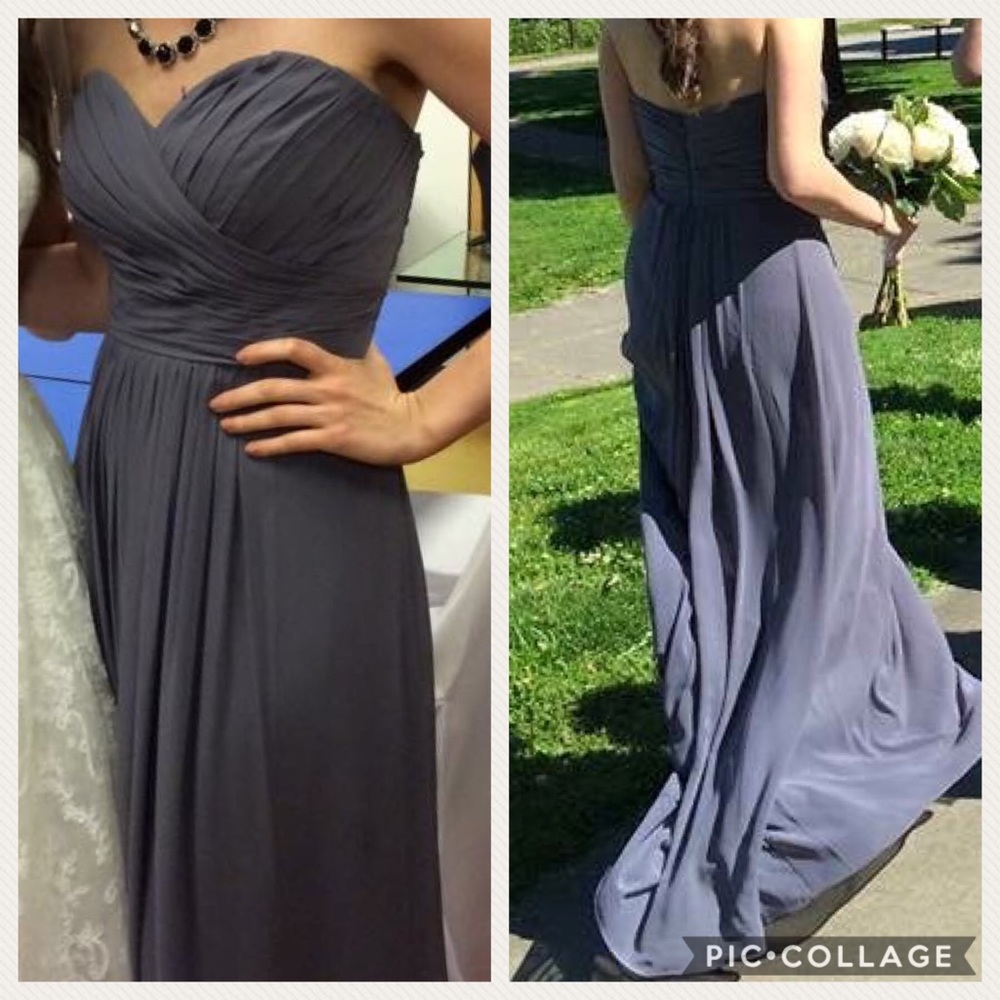 Bill Levkoff Gown in Pewter
